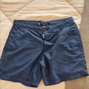 Ben Sherman Navy Patterned Shorts